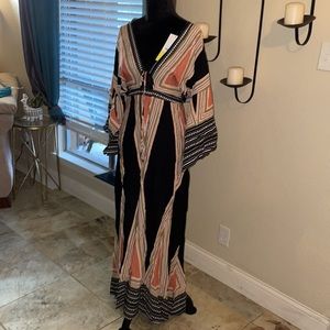 NWT Boho meets tribal maxi dress